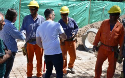 EL INTENDENTE VISITA LAS OBRAS