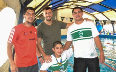 NICOLÁS RIVERO, ORGULLO DE LA NATACIÓN MERLENSE