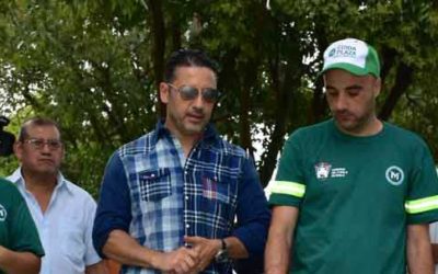 MENÉNDEZ SUPERVISÓ OBRAS EN MERLO
