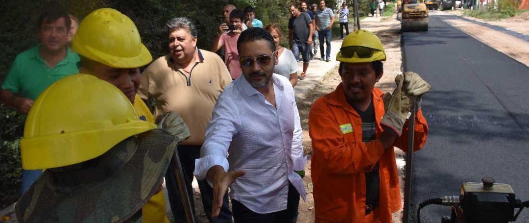 RECORRIDA DE OBRAS CON EL INTENDENTE