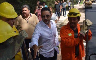 RECORRIDA DE OBRAS CON EL INTENDENTE