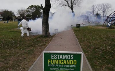 FUMIGACIONES EN LOS BARRIOS DE MERLO