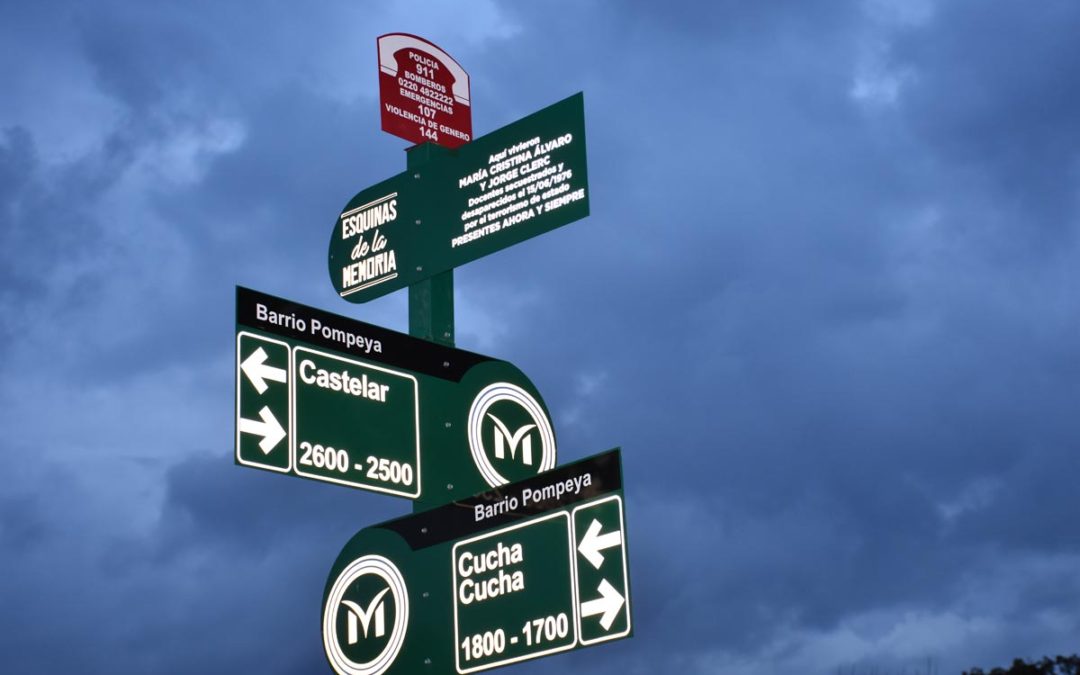 ESQUINAS DE LA MEMORIA: HOMENAJE A MARÍA CRISTINA ÁLVARO Y JORGE CLERC