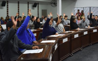 PRIMERA SESION DEL “PARLAMENTO JOVEN” EN EL HCD DE MERLO