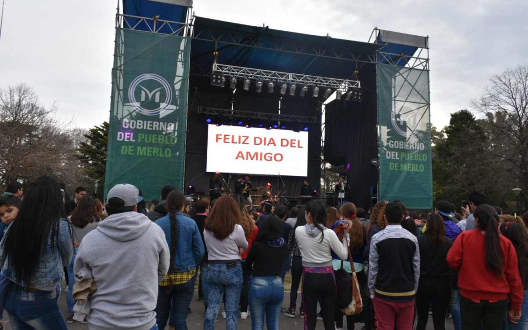 MERLO CELEBRÓ EL DÍA DEL AMIGO