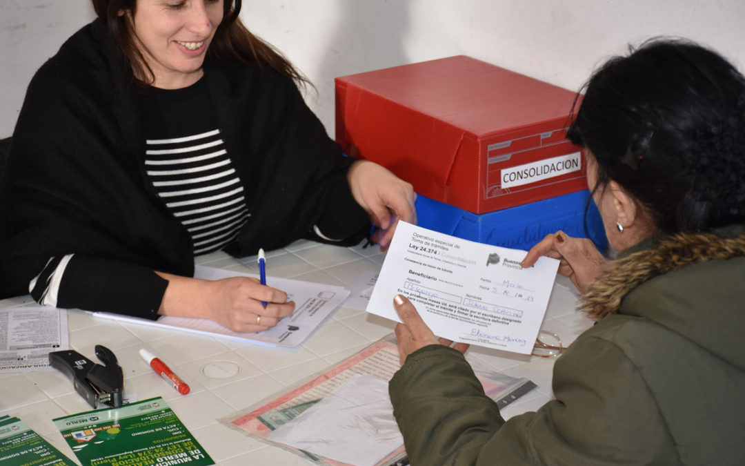 LOS VECINOS PUEDEN REALIZAR EL TRÁMITE DE CONSOLIDACIÓN DOMINIAL