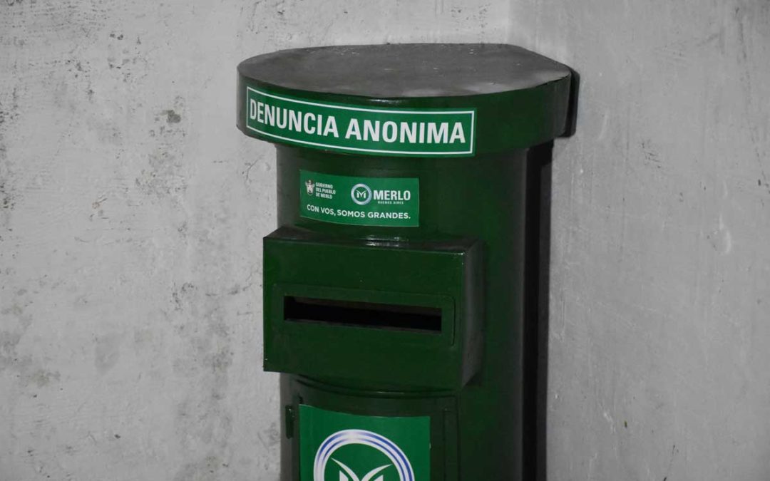 SE INAUGURÓ BUZÓN ANTIDROGA EN MARIANO ACOSTA