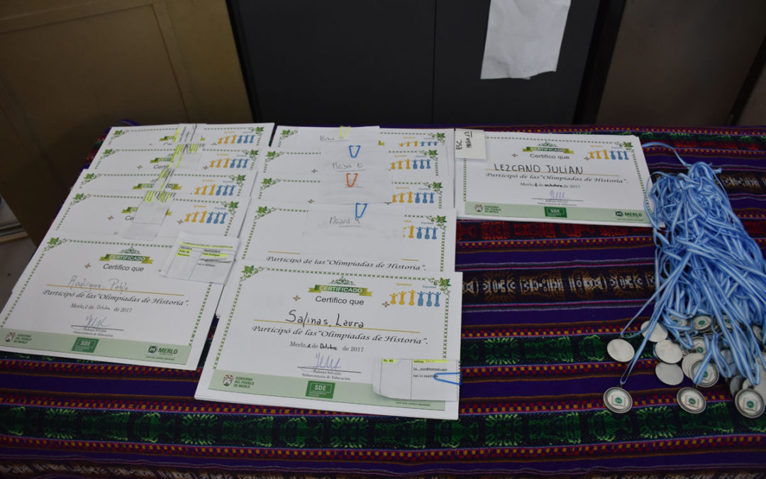 OLIMPIADAS DE HISTORIA EN MERLO