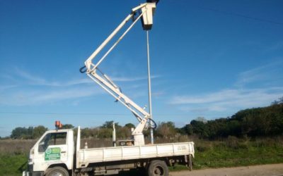 TRABAJOS DE ALUMBRADO PÚBLICO EN RUTA 1003