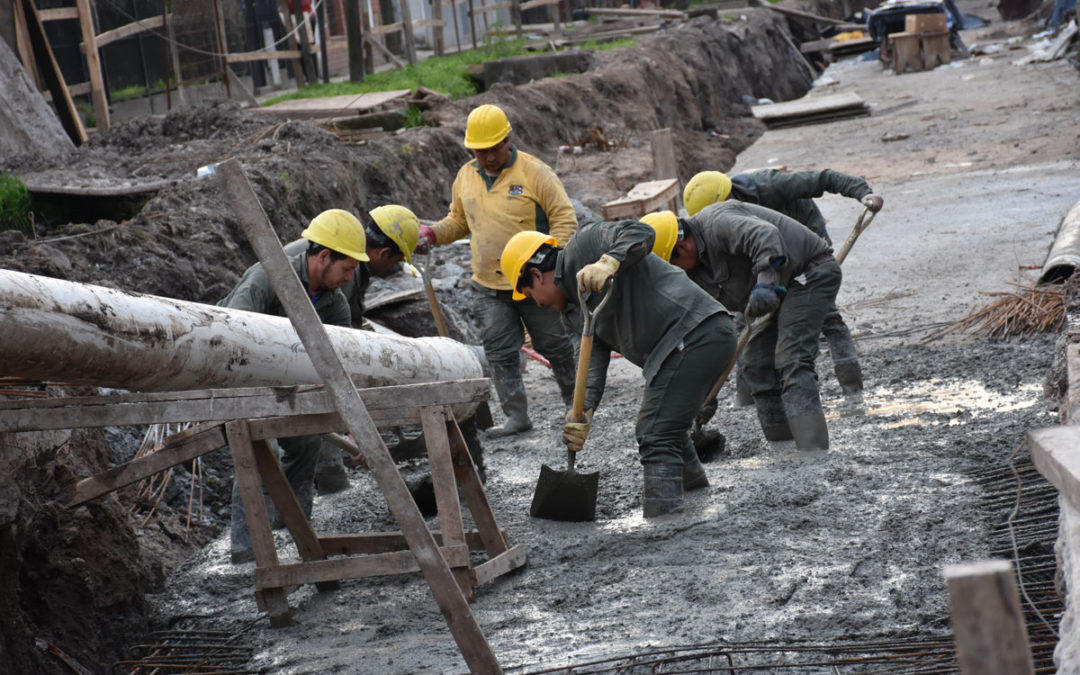 OBRAS DEL ARROYO TORRES EN PLENO AVANCE