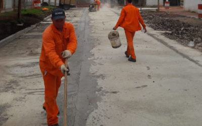 OBRAS DE PAVIMENTACIÓN EN PARQUE SAN MARTÍN