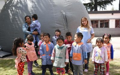 EL PLANETARIO MÓVIL VISITÓ EL CIC DE SANTA MARTA