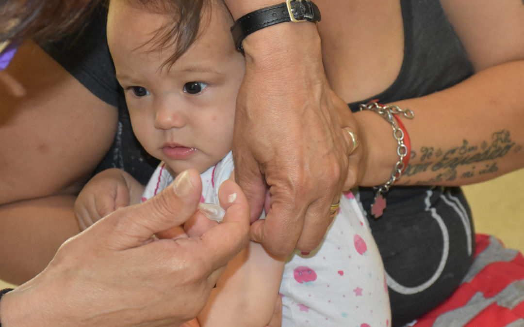 OPERATIVO DE VACUNACIÓN EN JARDÍN DE MERLO