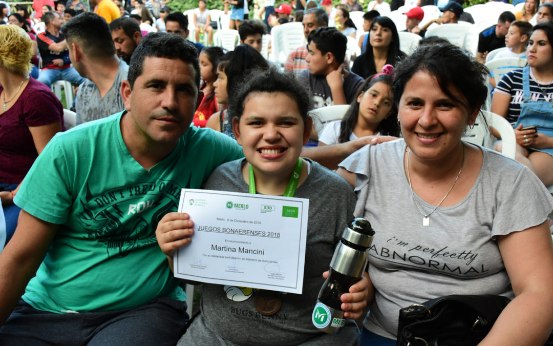RECONOCIMIENTOS A DEPORTISTAS DE MERLO