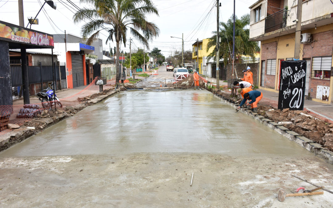 OBRAS EN PARQUE SAN MARTÍN Y EN MERLO NORTE