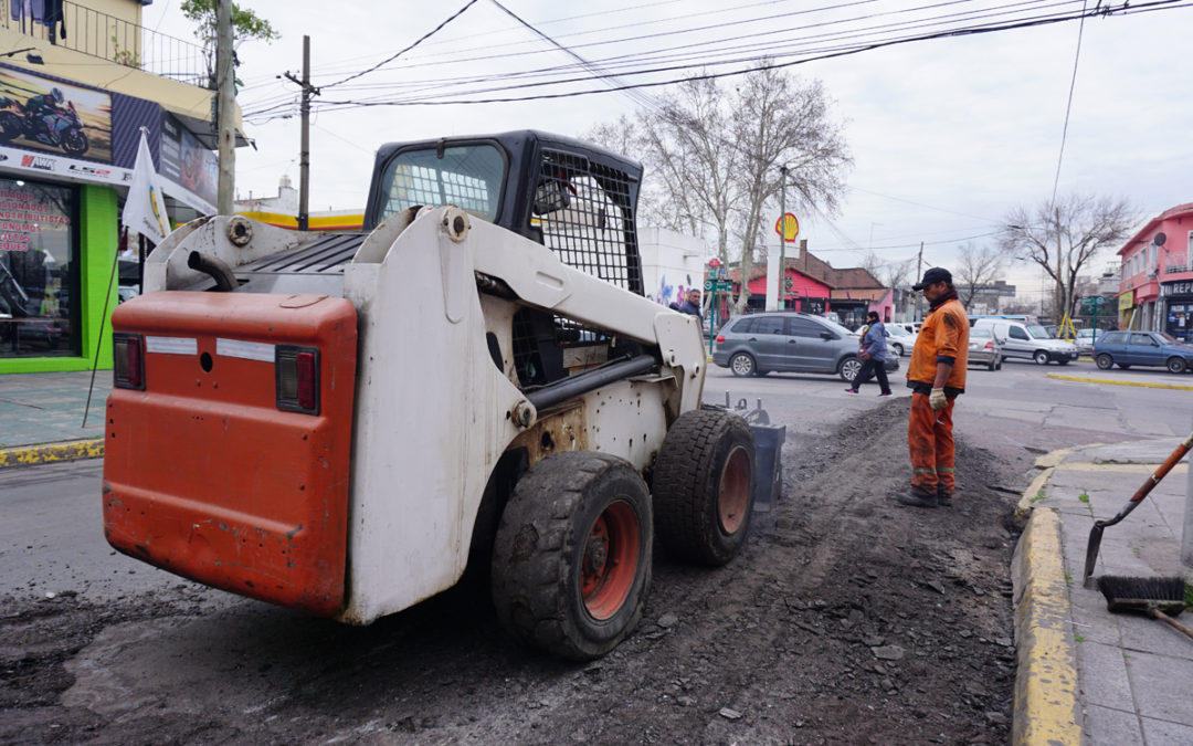 REPARACIÓN Y BACHEO EN MERLO CENTRO