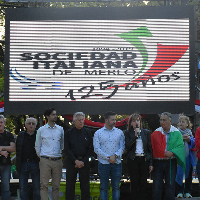 LA SOCIEDAD ITALIANA DE MERLO CELEBRÓ 125 AÑOS