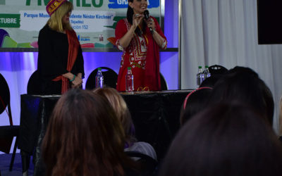 JIMENA LA TORRE VISITÓ LA FERIA DEL LIBRO