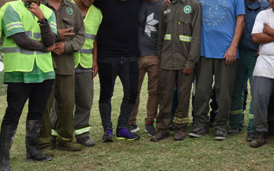 LOS TRABAJADORES MUNICIPALES JUNTO AL INTENDENTE