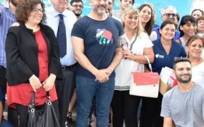 MENÉNDEZ RECIBIÓ A LOS MINISTROS DE SALUD