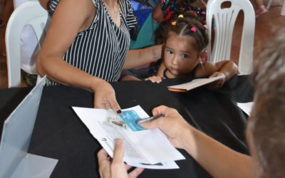 CIERRE DE ENTREGA DE TARJETAS ALIMENTARIAS EN MERLO