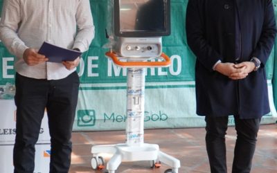 ENTREGA DE EQUIPAMIENTO A CLÍNICAS DE MERLO