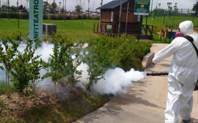 FUMIGACIONES EN DISTINTOS PUNTOS DEL DISTRITO