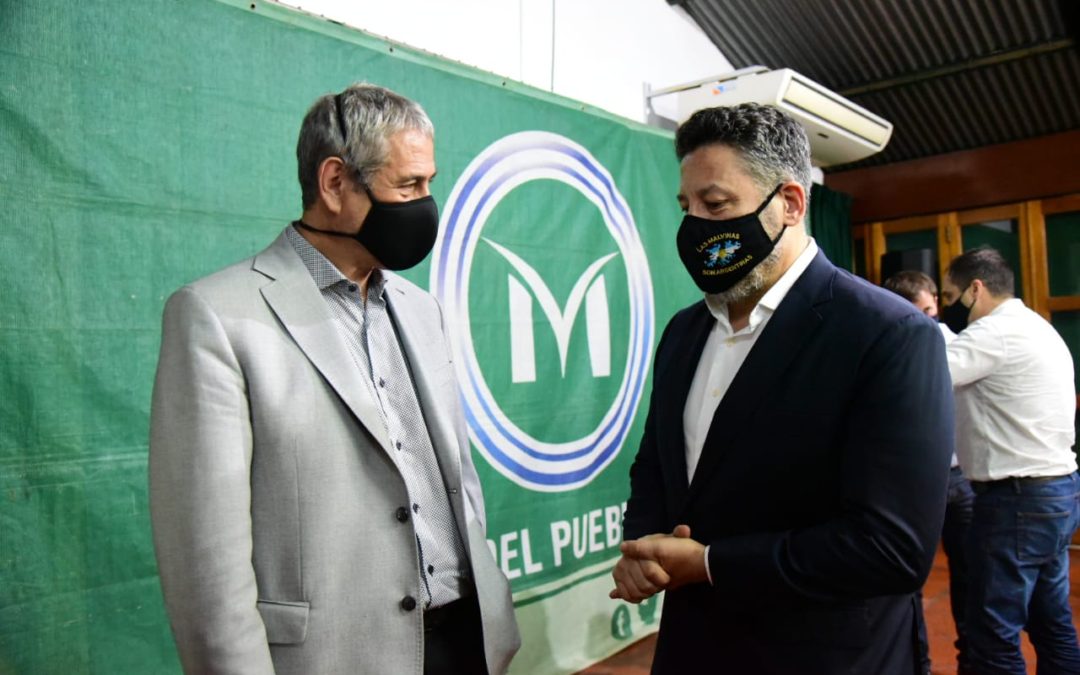 REUNIÓN DE INTENDENTES CON EL MINISTRO DE HÁBITAT Y VIVIENDA EN MERLO