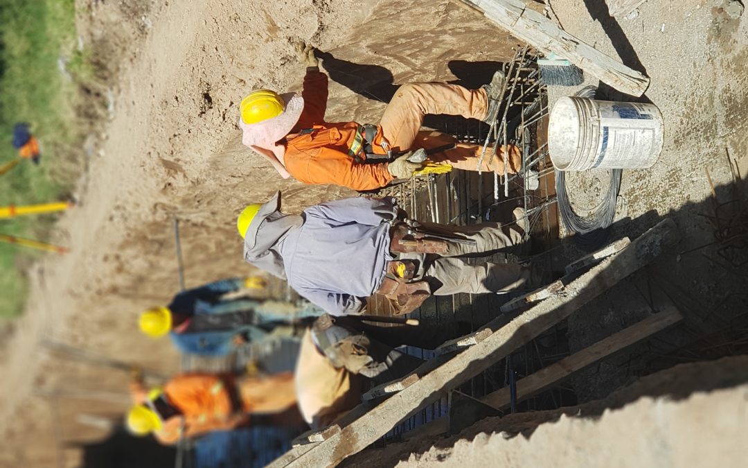OBRAS HIDRÁULICAS QUE AVANZAN EN MERLO NORTE