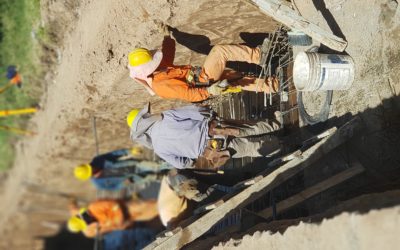 OBRAS HIDRÁULICAS QUE AVANZAN EN MERLO NORTE