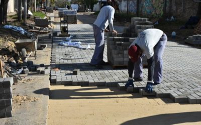 AVANZAN LAS OBRAS DE NUEVOS PAVIMENTOS EN TODO MERLO