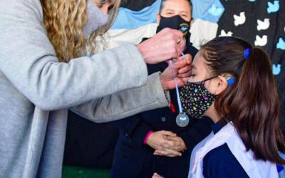 PROMESA A LA BANDERA DE ALUMNOS DE LA ESCUELA PRIMARIA Nº3