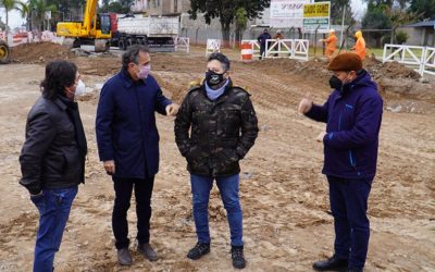 RECORRIDA POR LAS OBRAS DE LA RUTA 1003
