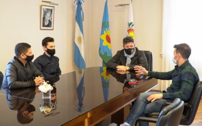 EL INTENDENTE RECIBIÓ AL TAEKWONDISTA LUCAS GUZMÁN