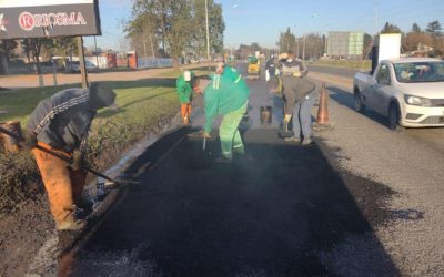 TAREAS DE BACHEO Y RECUPERACIÓN DE PAVIMENTO