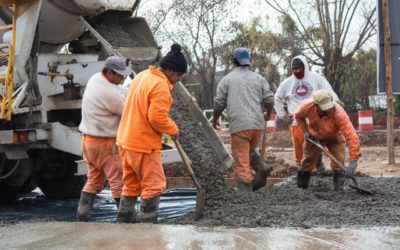 AVANZA LA CONSTRUCCIÓN DE LA ROTONDA LA RUTA N°21 Y LA RUTA N°1003