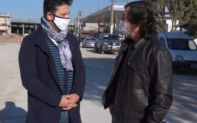 MENÉNDEZ SUPERVISÓ LA OBRA DEL ARROYO SALGUERO