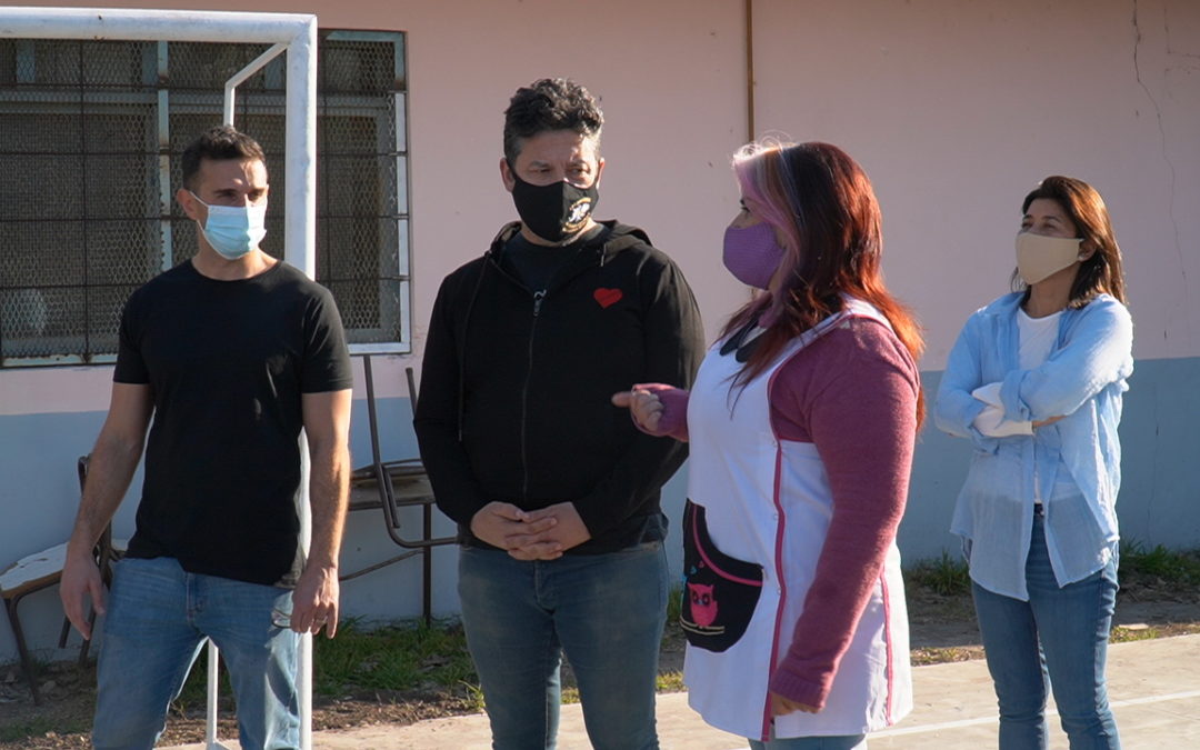 AVANZAN OBRAS EN ESCUELAS