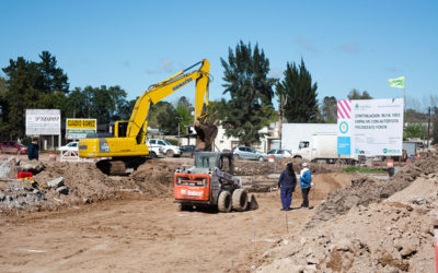 AVANZA LA CONSTRUCCIÓN DE LA ROTONDA INTERSECCIÓN RP N° 21 CON RP N° 1003