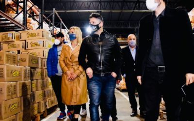 GUSTAVO MENÉNDEZ RECORRIÓ INDUSTRIAS LOCALES
