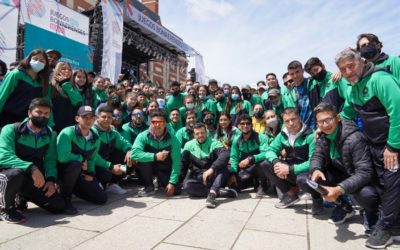 JUEGOS BONAERESES: DEPORTISTAS MERLENSES PARTICIPARON DEL ACTO DE APERTURA