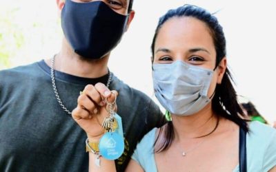 SE ENTREGARON VIVIENDAS Y CRÉDITOS A FAMILIAS DE MERLO