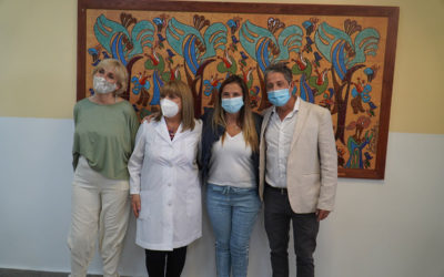SE INAUGURÓ MURAL ARTÍSTICO EN EL HOSPITAL CHUTRO