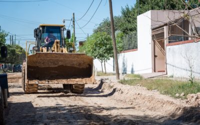 DOS NUEVAS OBRAS DE PAVIMENTO INTERTRABADO EN MERLO NORTE