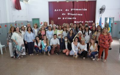 LA INTENDENTA ACOMPAÑA A DOCENTES MERLENSES