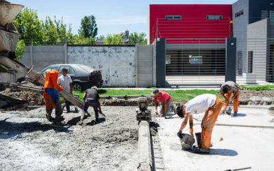 NUEVOS PAVIMENTOS EN MERLO CENTRO