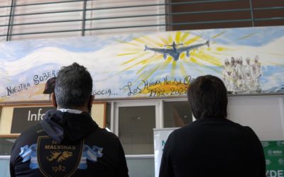SE INAUGURÓ UN MURAL EN HOMENAJE A LOS HÉROES DE MALVINAS
