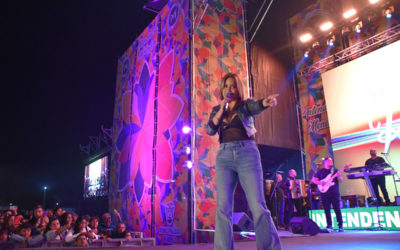 KARINA “LA PRINCESITA” SE PRESENTÓ EN MERLO