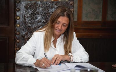 KARINA MENÉNDEZ FIRMÓ CONVENIO CON LA AGENCIA NACIONAL DE DISCAPACIDAD