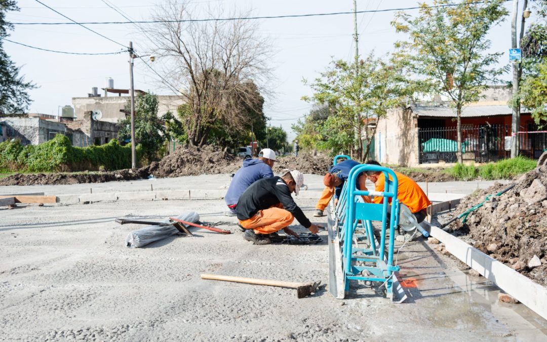 AVANZAN OBRAS DE PAVIMENTACIÓN EN LIBERTAD